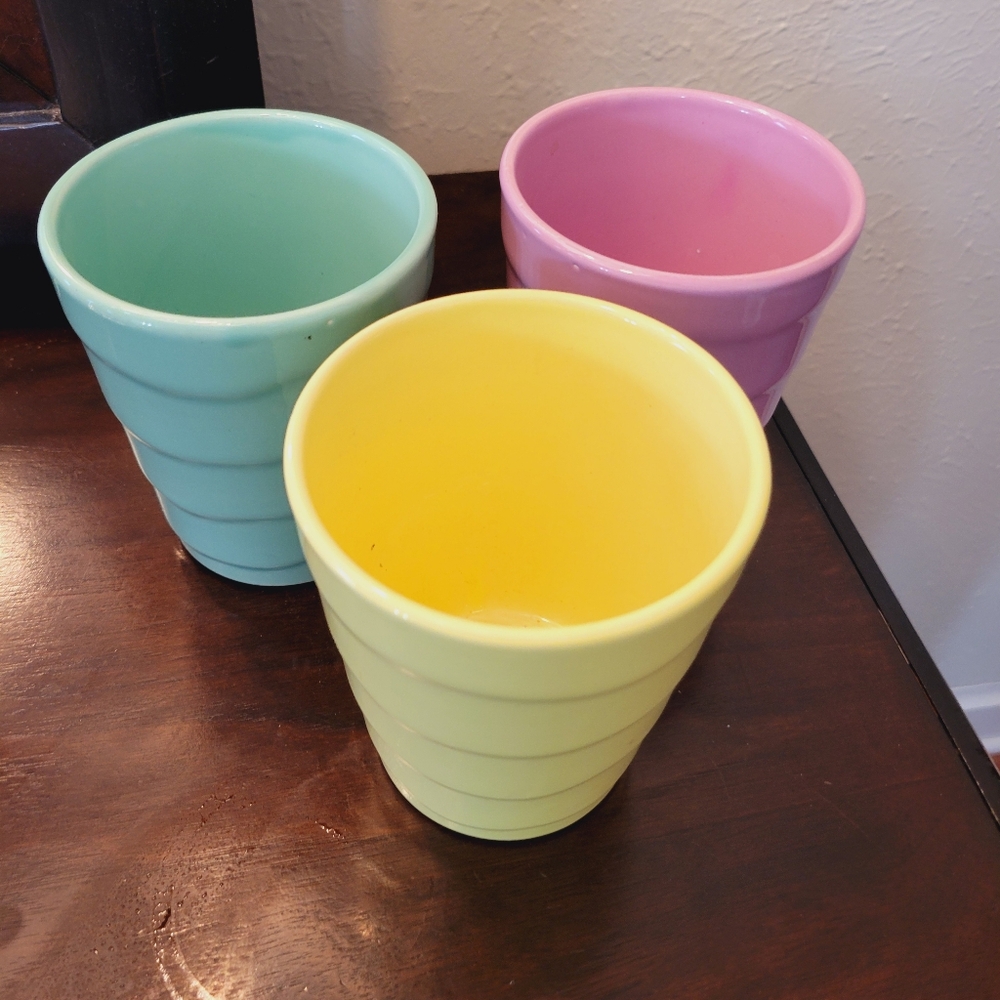 Pastel Ceramic Vase Set - Picture 2 of 5